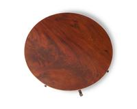 A small Regency inlaid mahogany drum table, circa 1820