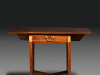 A Federal Inlaid Mahogany X-Stretcher Base Pembroke Table