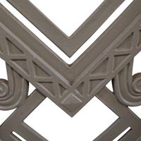 A Cast Iron Stair Baluster 9" W x .75" D x 32.25" H — United States, Early 20th Century