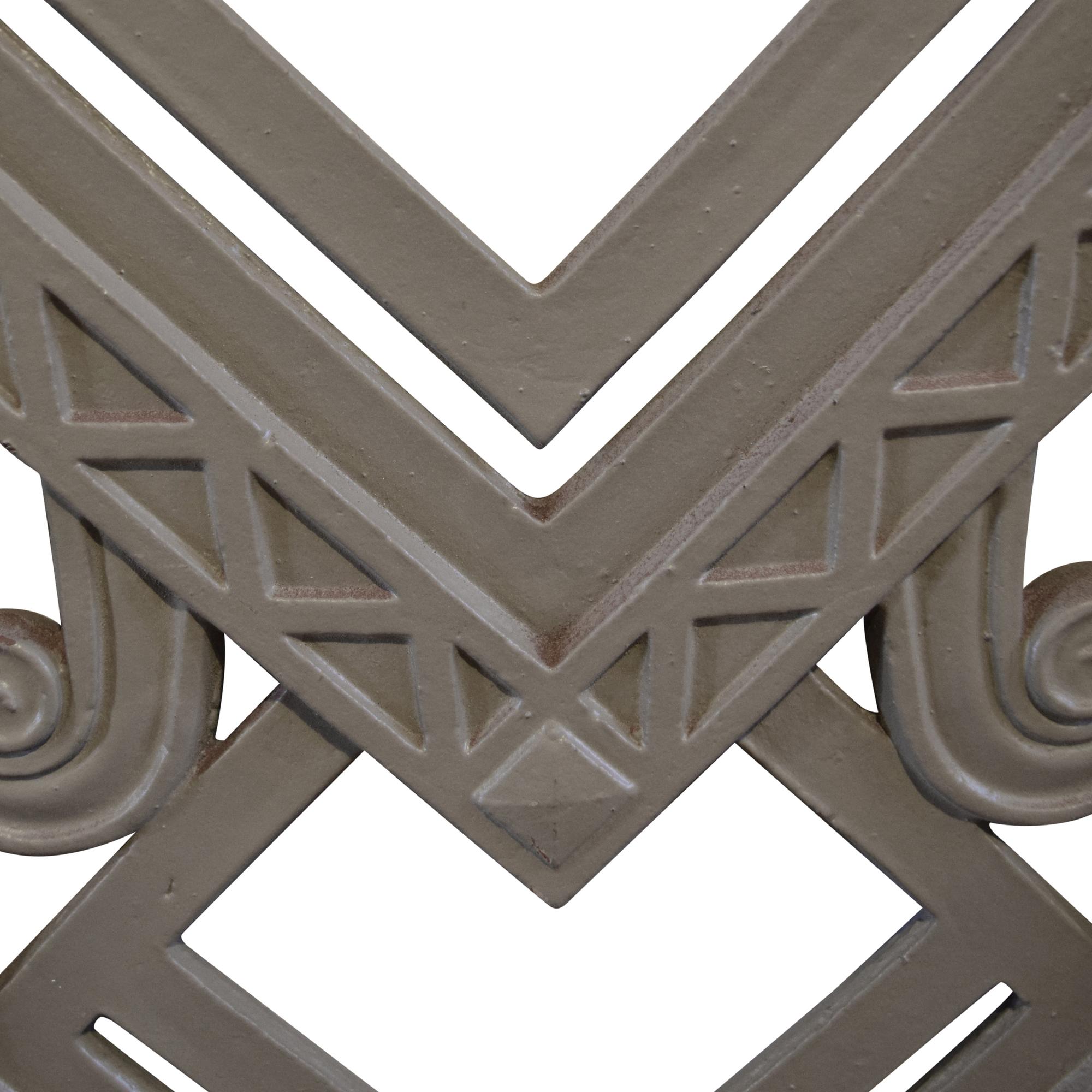 A Cast Iron Stair Baluster 9" W x .75" D x 32.25" H — United States, Early 20th Century