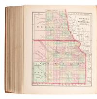 [MAPS & ATLASES]. COLBY, Charles (1830-1866). The Diamond Atlas...The Western Hemisphere. New York: Samuel N. Gaston, 1857.