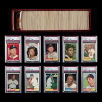 A Complete Set of 1961 Topps Baseball Cards (587/587) from The Collection of David Eisenhower
