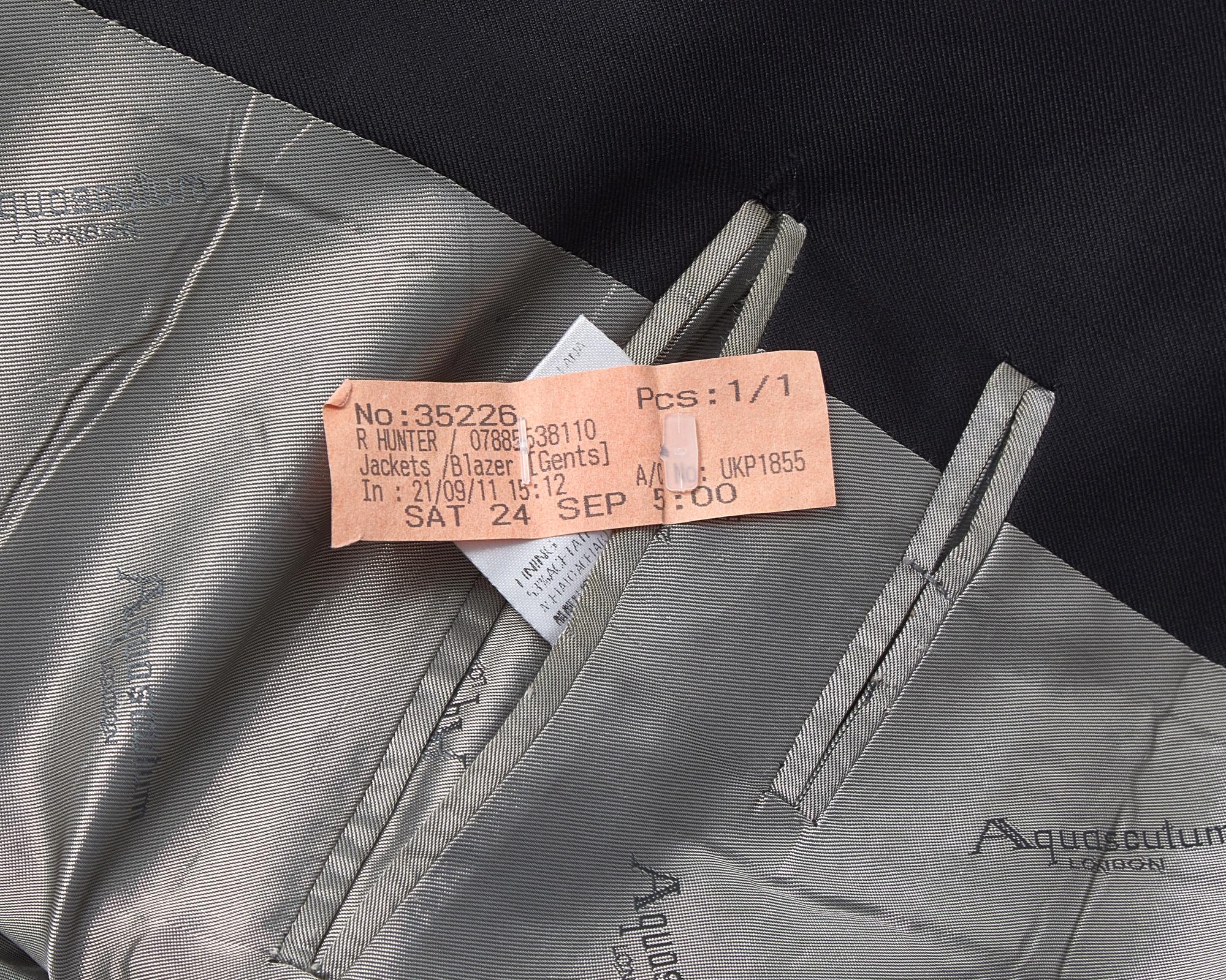 [Music] [The Deviants] Custom Tuxedo Jacket Worn by Russell Hunter