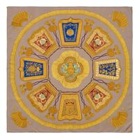 Two Hermès 90cm Silk Scarf, Carré