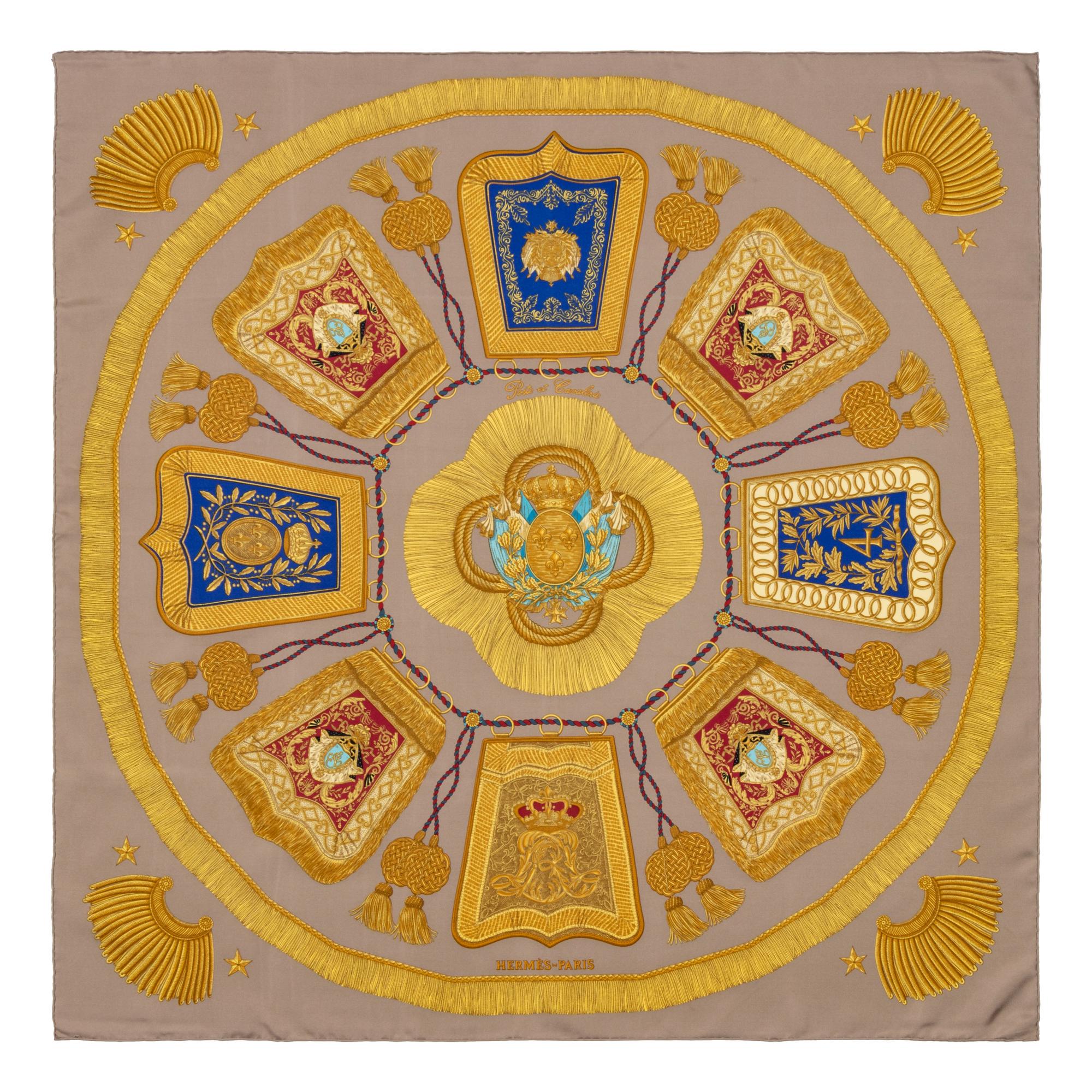 Two Hermès 90cm Silk Scarf, Carré