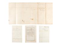 [CIVIL WAR]. Knapsack with contents carried by Private Charles L. Taylor, Company K, 16th Connecticut Volunteer Infantry.