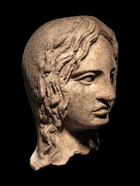 An Etruscan Terracotta Votive Head