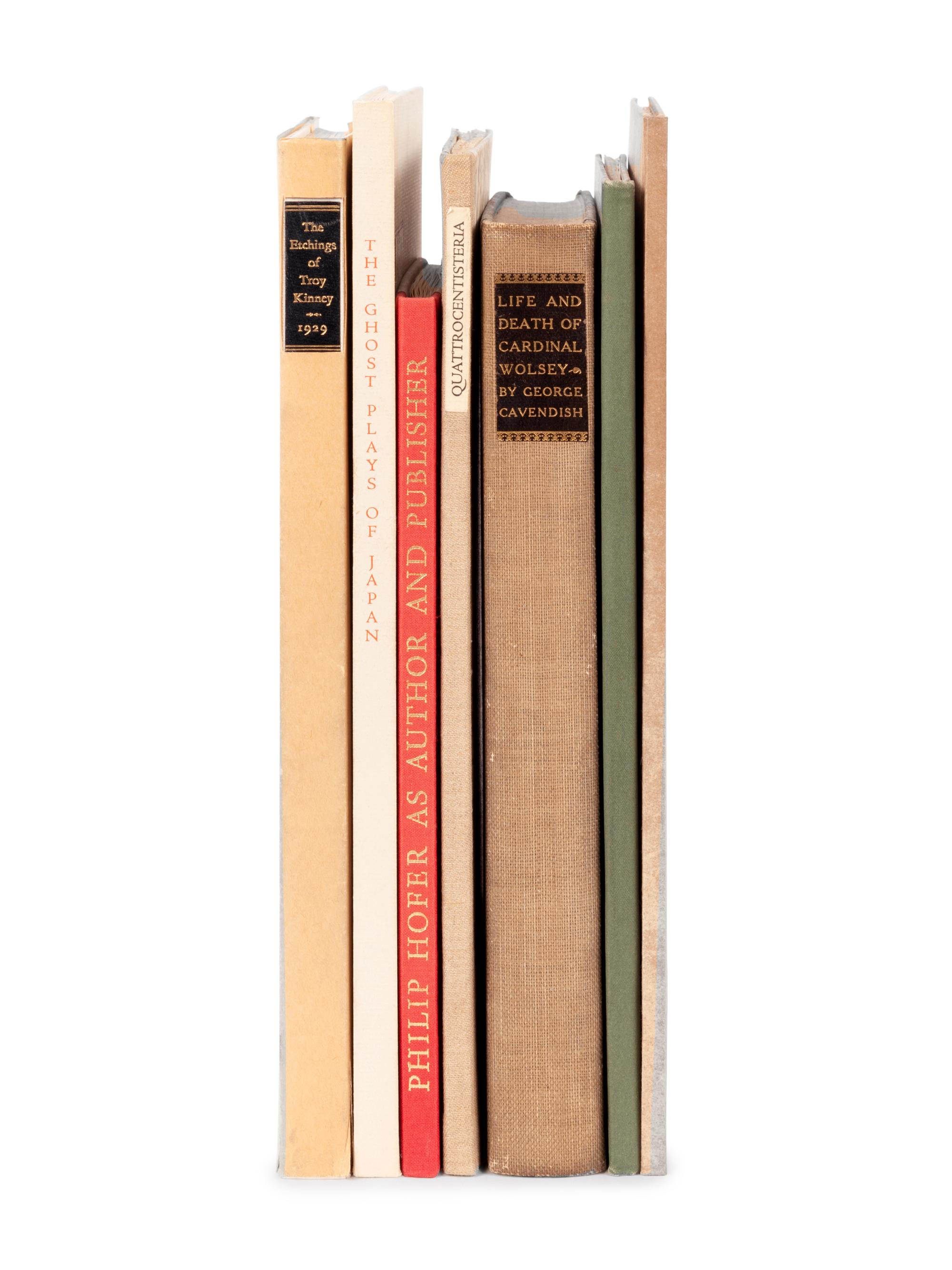 [FINE PRESS]. A group of 7 fine press works, including: