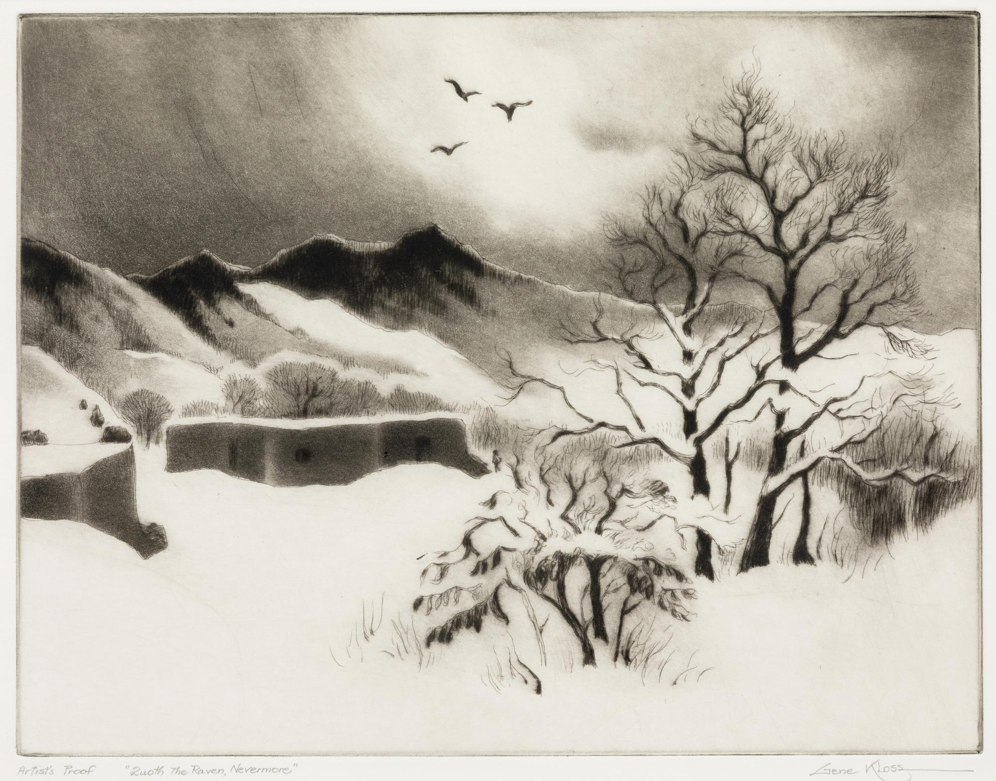 Quoth The Raven Never More , Artist's Proof