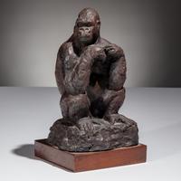 Beatrice Fenton (American, 1887–1983) — 'Bamboo' ( gorilla) Sculpture