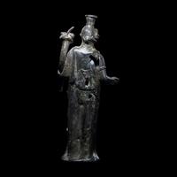 A Roman Bronze Fortuna