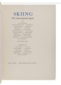[DERRYDALE PRESS] -- PALMEDO, Roland (1895-1977), editor. Skiing: The International Sport. New York: The Derrydale Press, 1937.