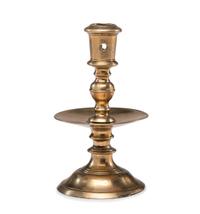 A Dutch or German Brass Heemskerk Candlestick