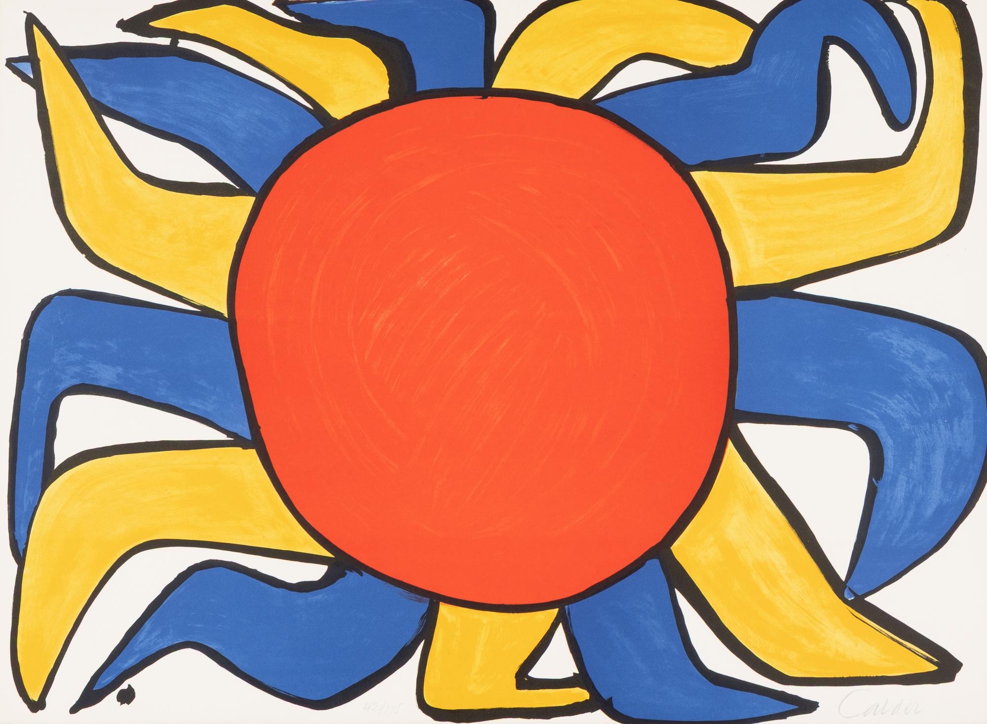 Alexander Calder (American, 1898-1976) — Frontispiece (from Our Unfinished Revolution) , 1975