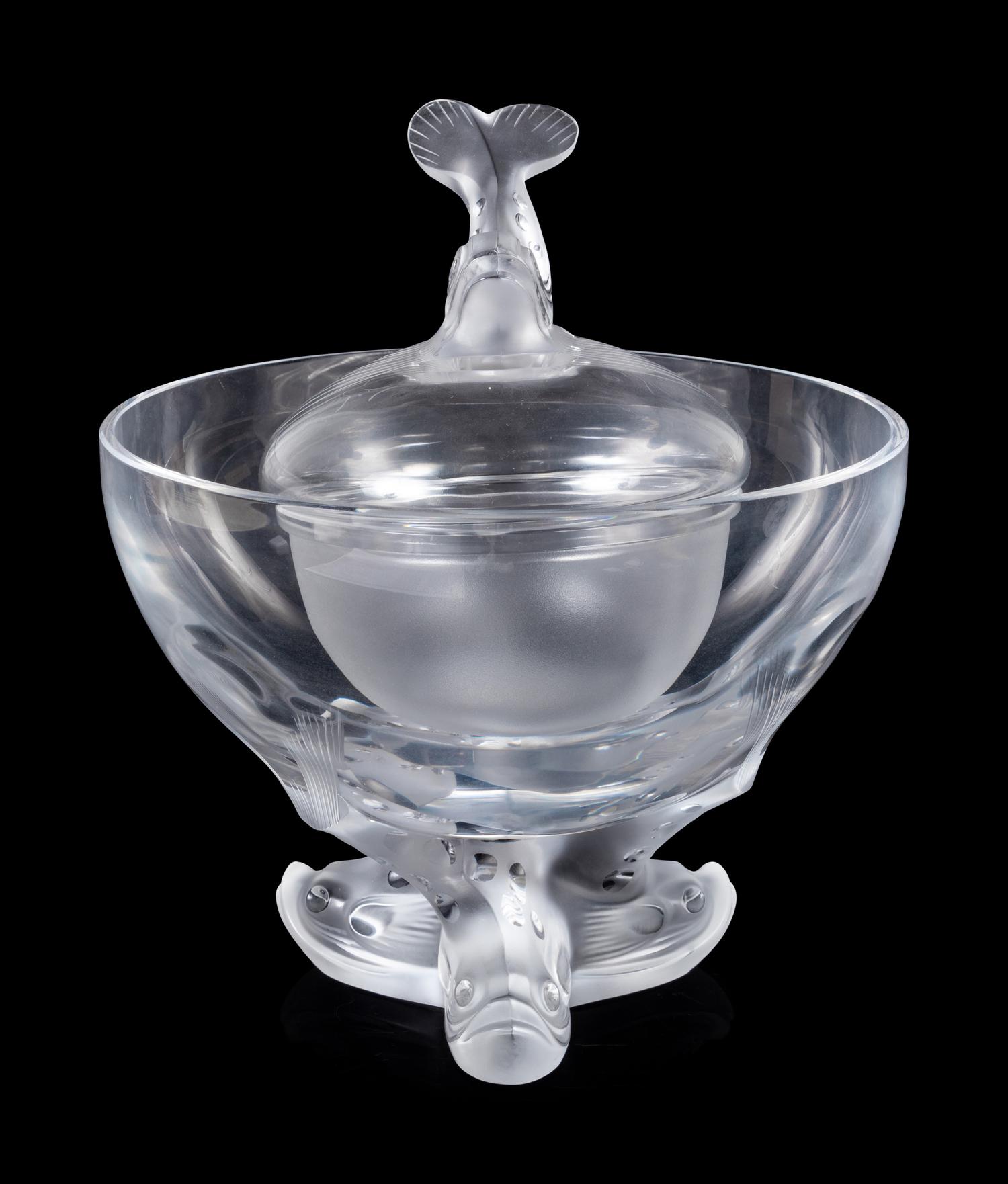 A Lalique Igor Caviar Server