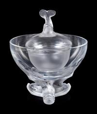 A Lalique Igor Caviar Server
