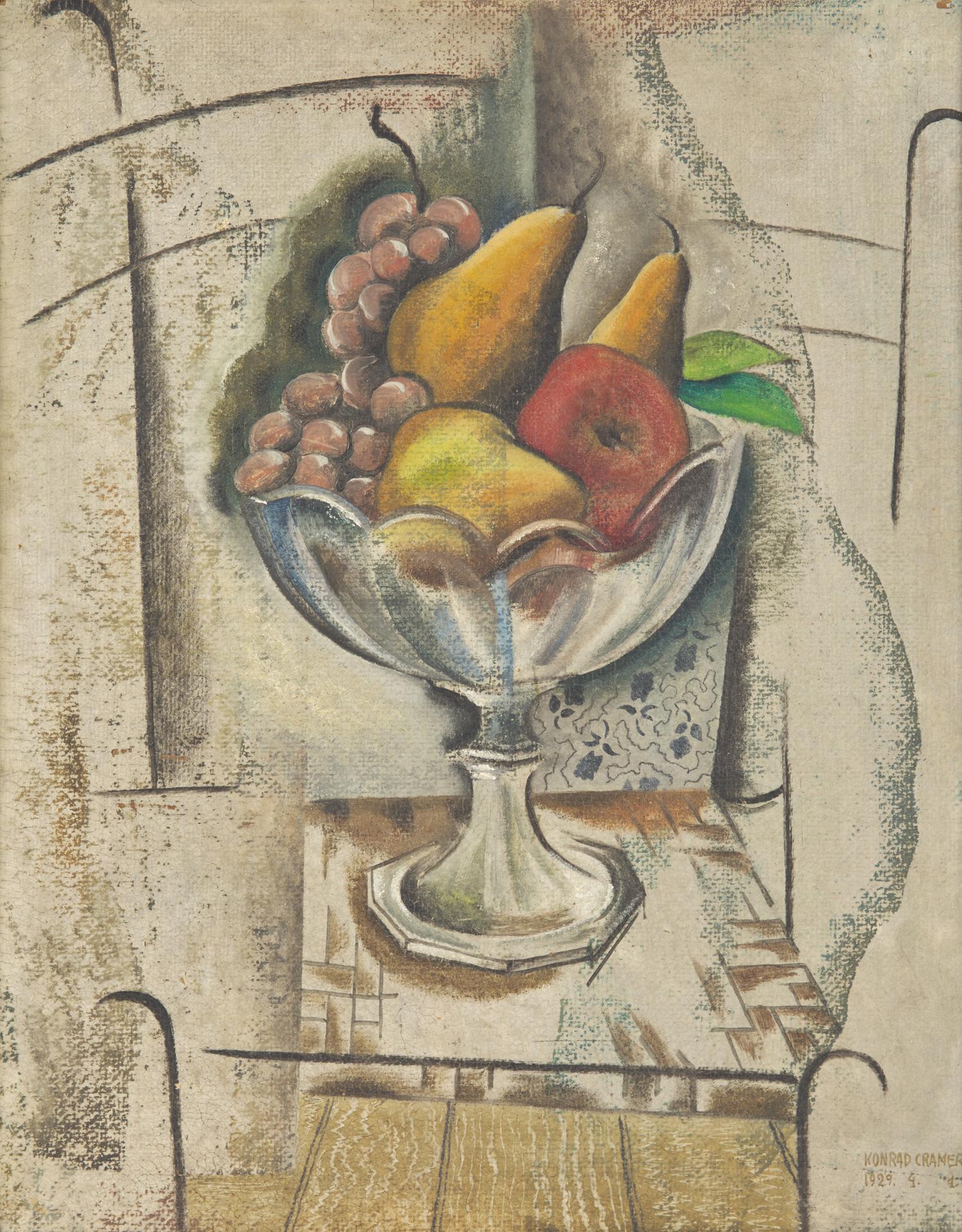 Konrad Cramer (American/German, 1888–1963) — Still Life with Fruit