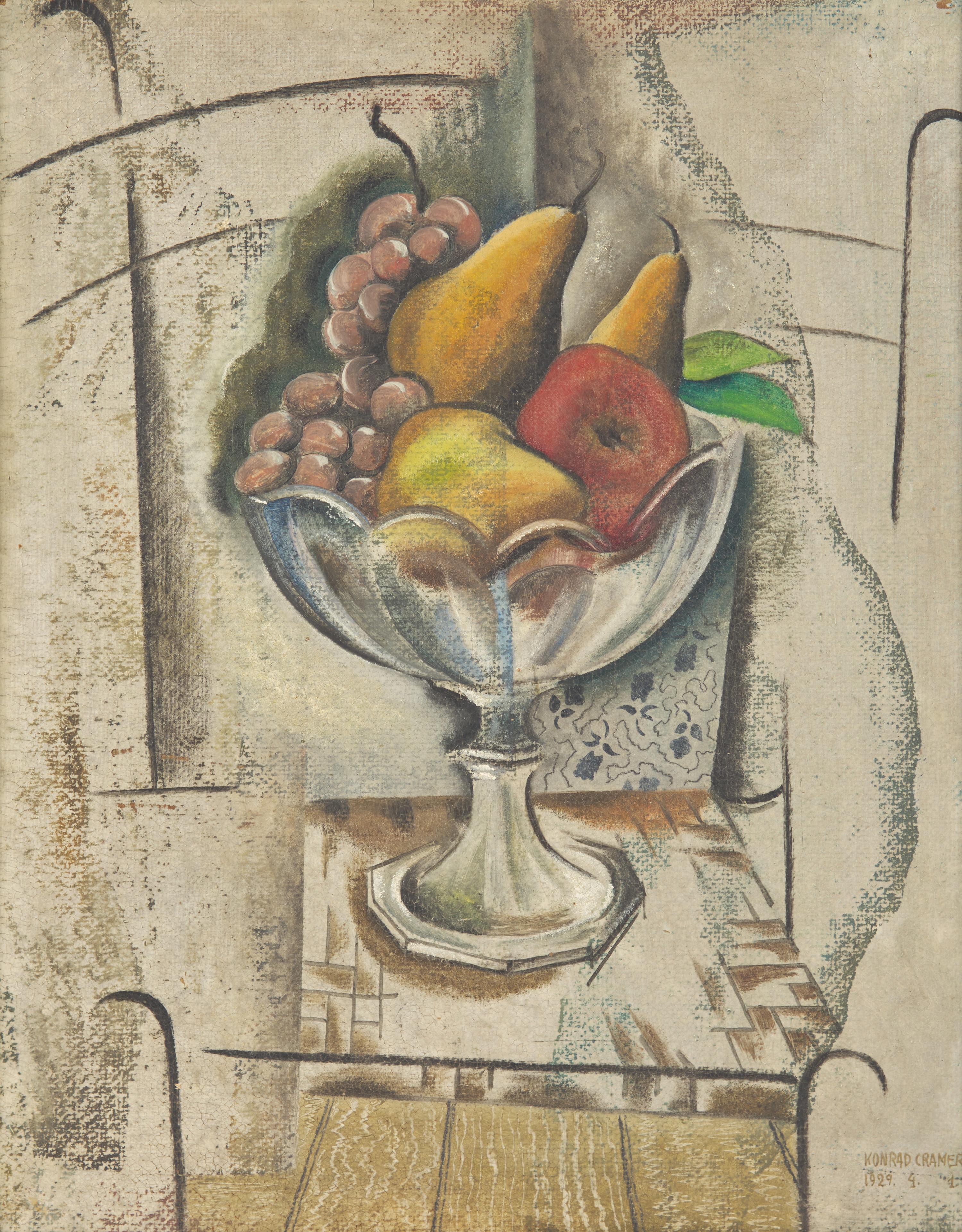Konrad Cramer (American/German, 1888–1963) — Still Life with Fruit