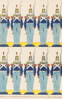 A Set of Six Prints of the Spanish Imperial Army