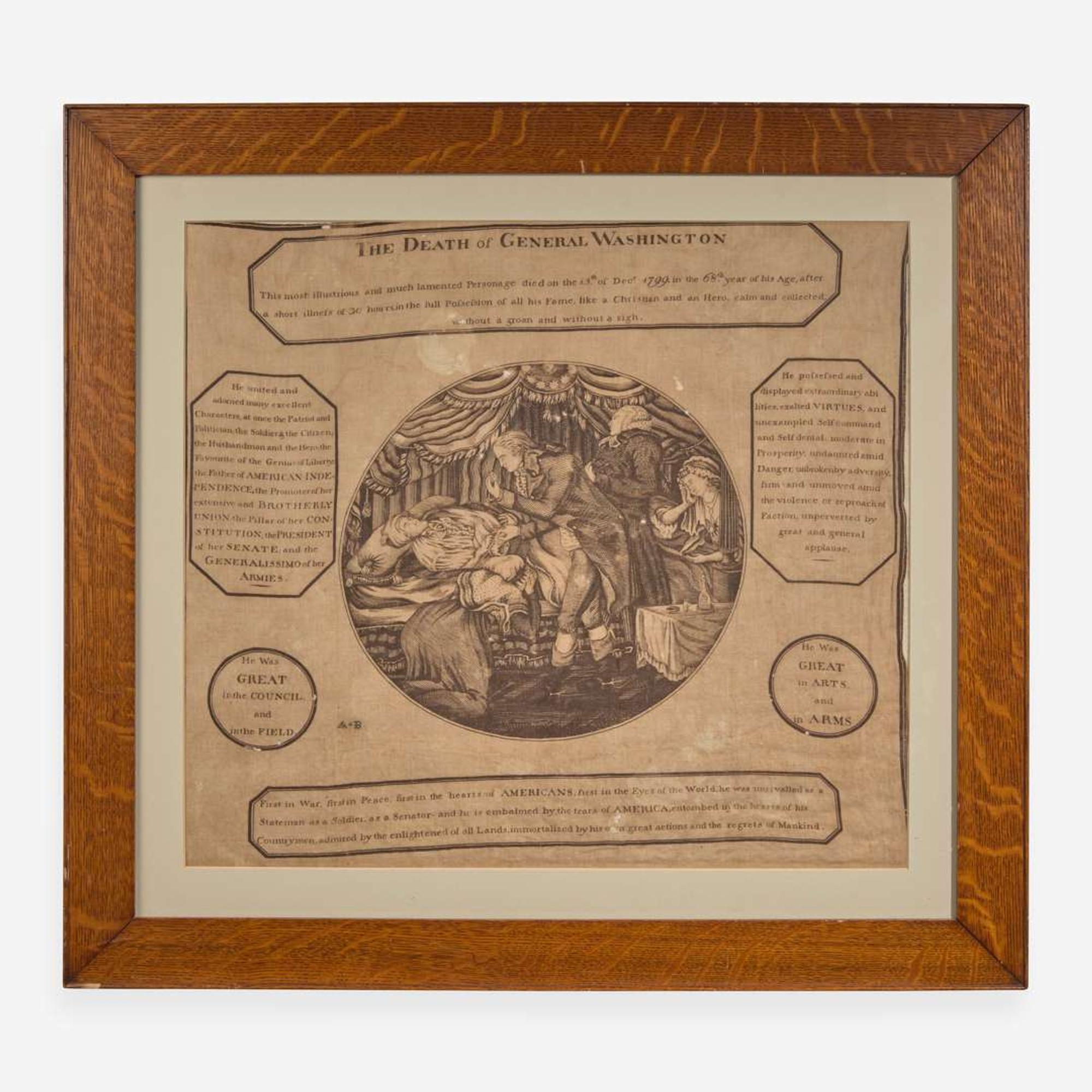 [Presidential] [Washington, George] The Death of General Washington