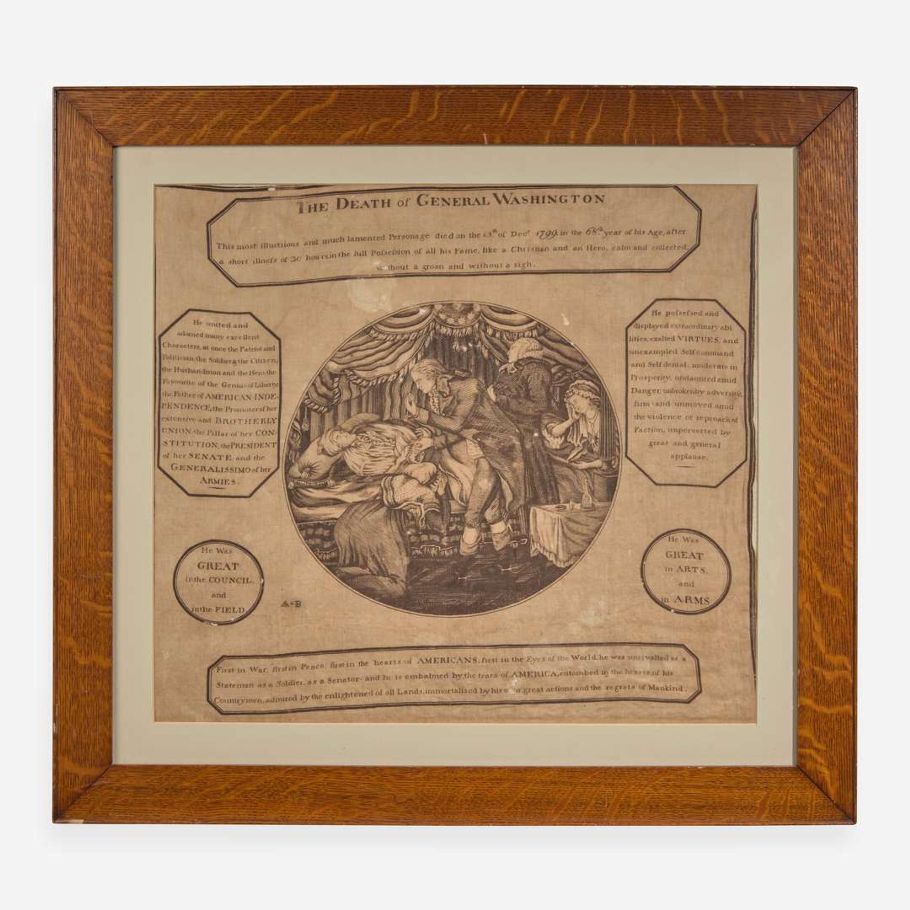 [Presidential] [Washington, George] The Death of General Washington