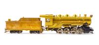 A KTM Brass O-Gauge 0-8-0 Locomotive and Tender
