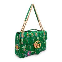 GUCCI, FLORAL XL MARMONT BAG