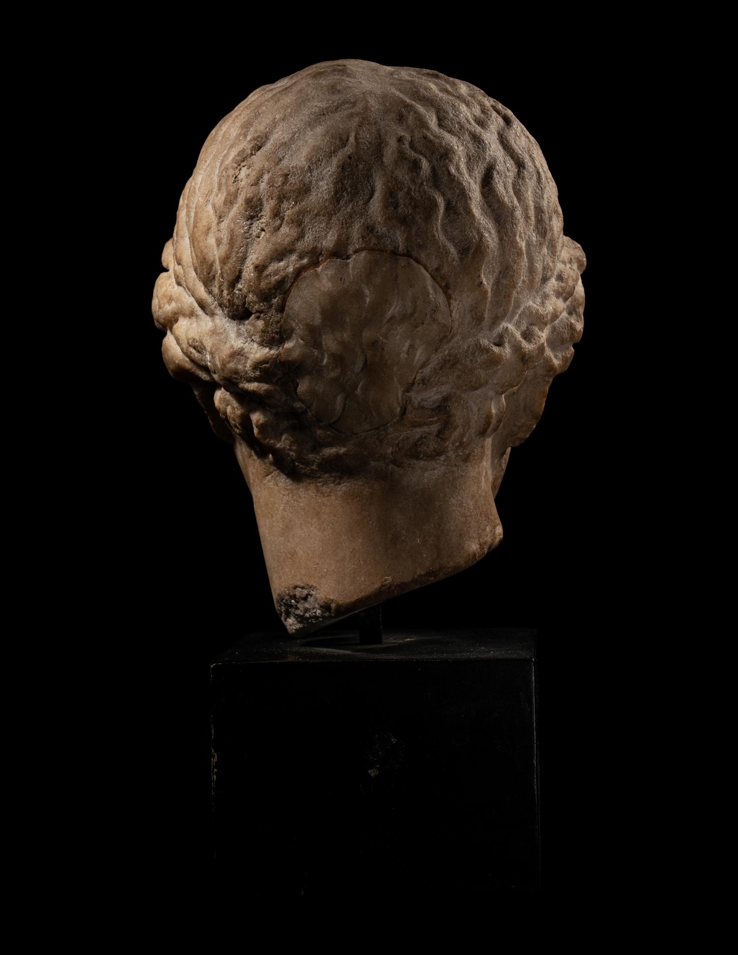 A Hellenistic Marble Head of a Woman