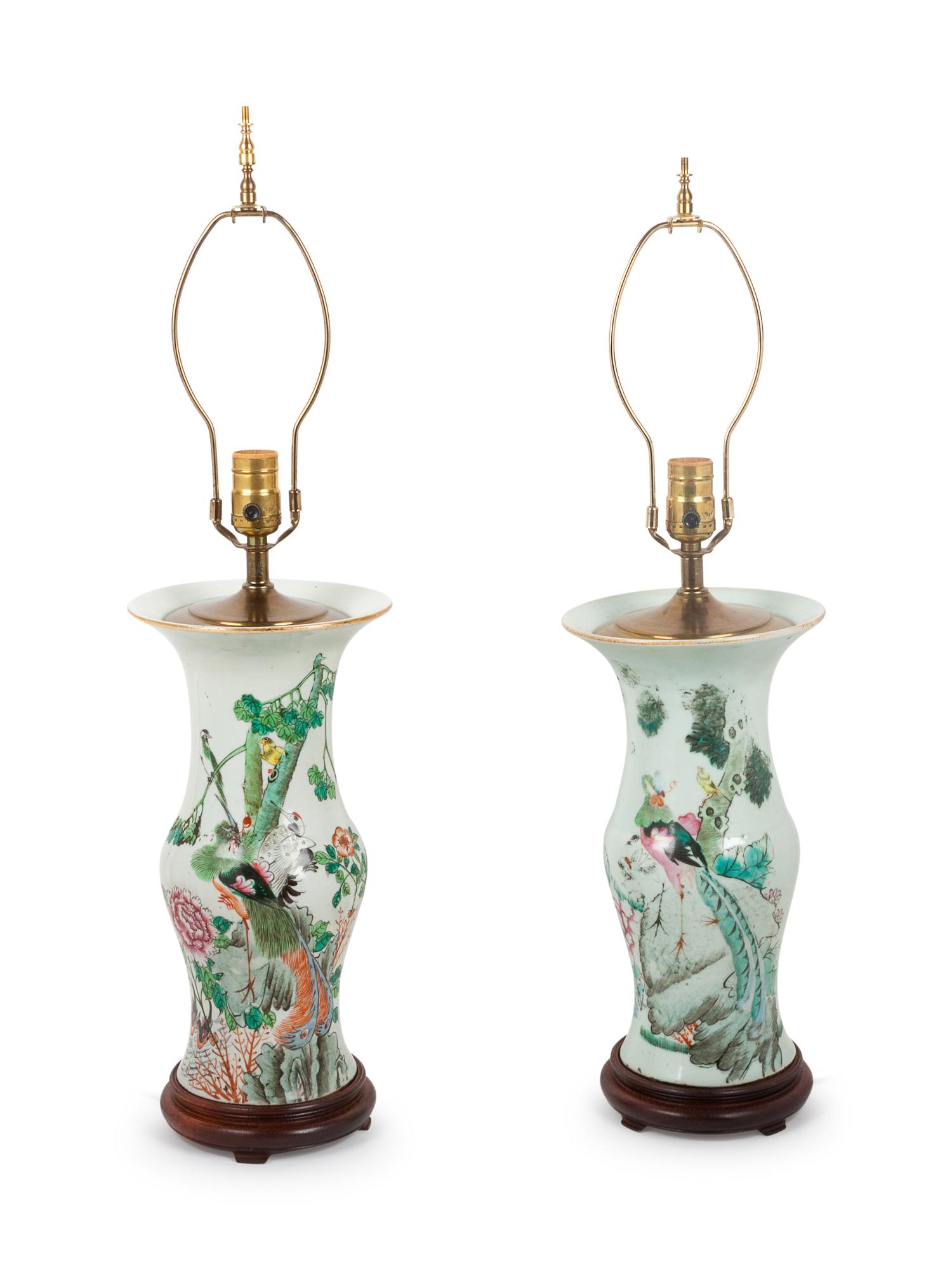 A Pair of Chinese Porcelain Vases