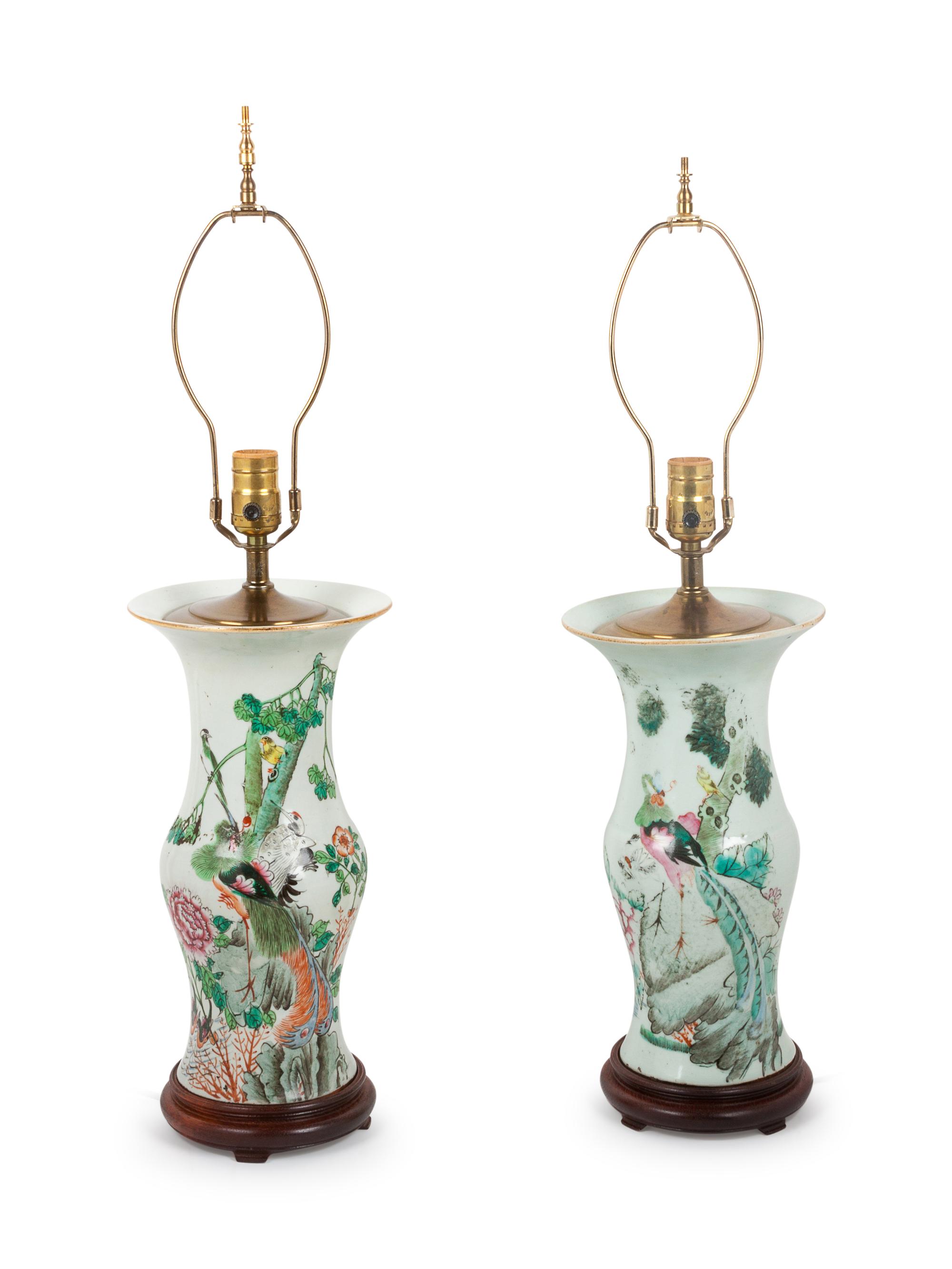 A Pair of Chinese Porcelain Vases