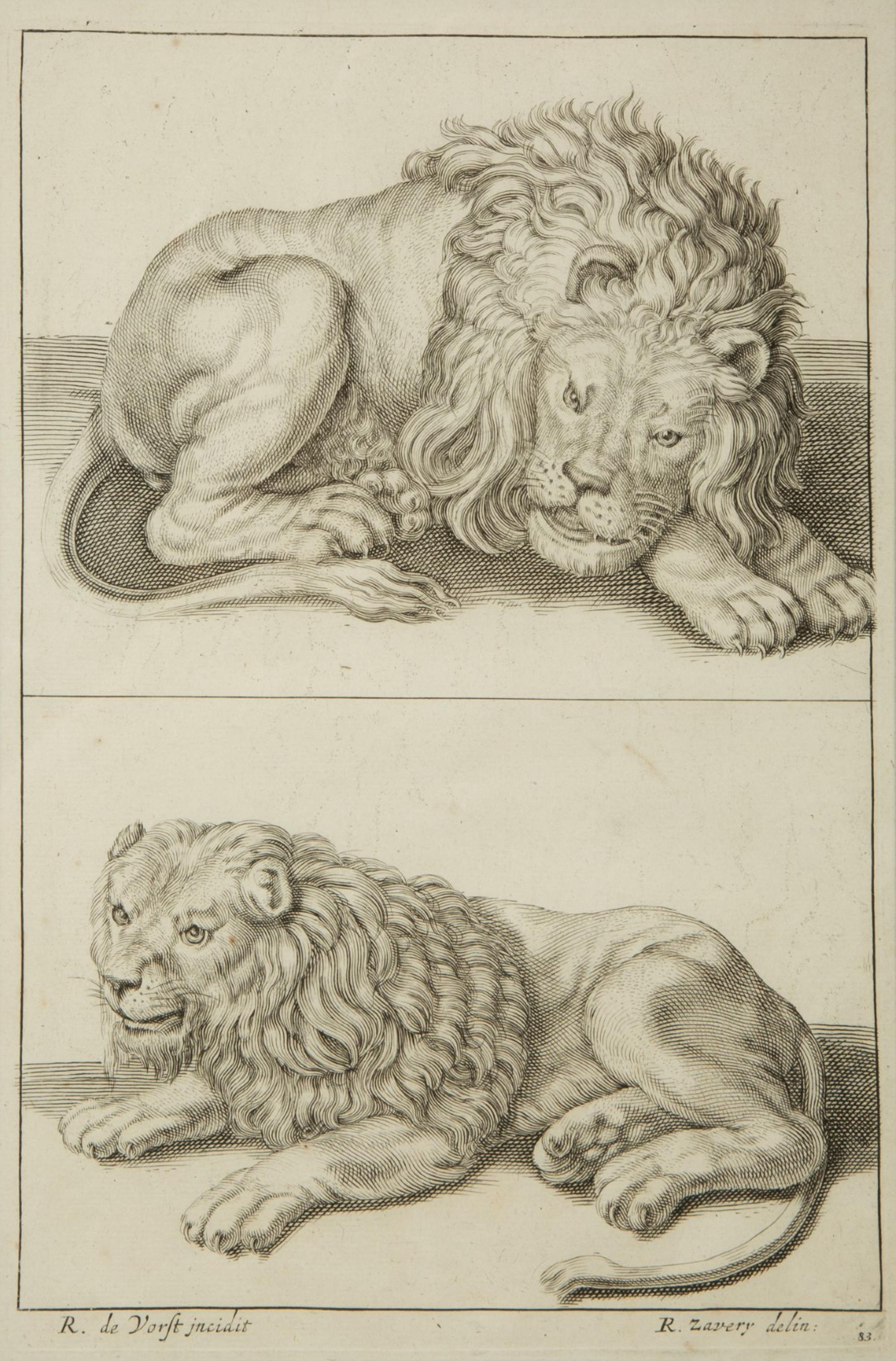 A Group of Ten Framed Continental Engravings — 18TH/19TH CENTURY