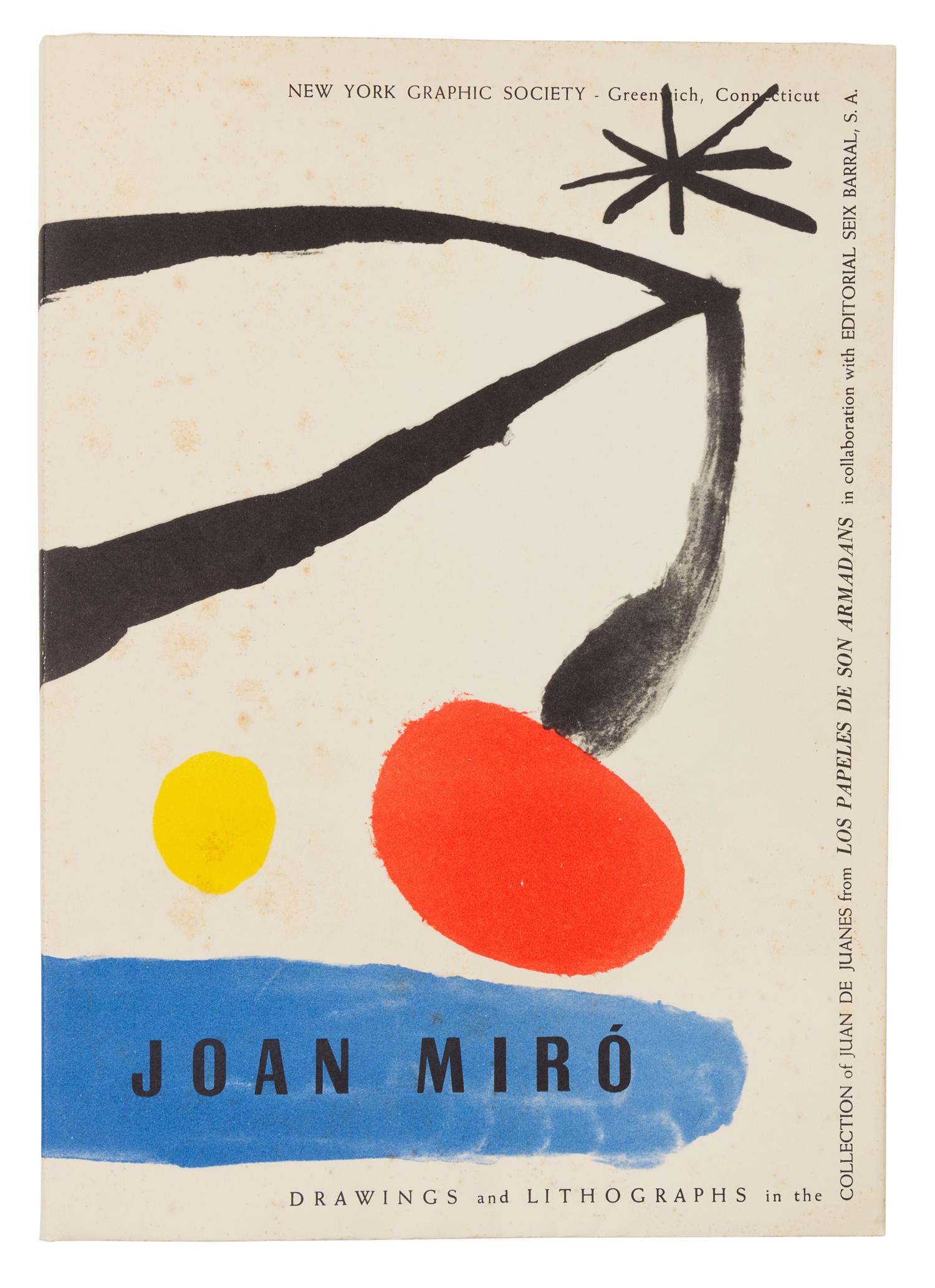 [MIRO, Joan]. JUANES, Juan de. Drawings and Lithographs of Joan Miro. Greenwich, CT: New York Graphic Society, [1960].