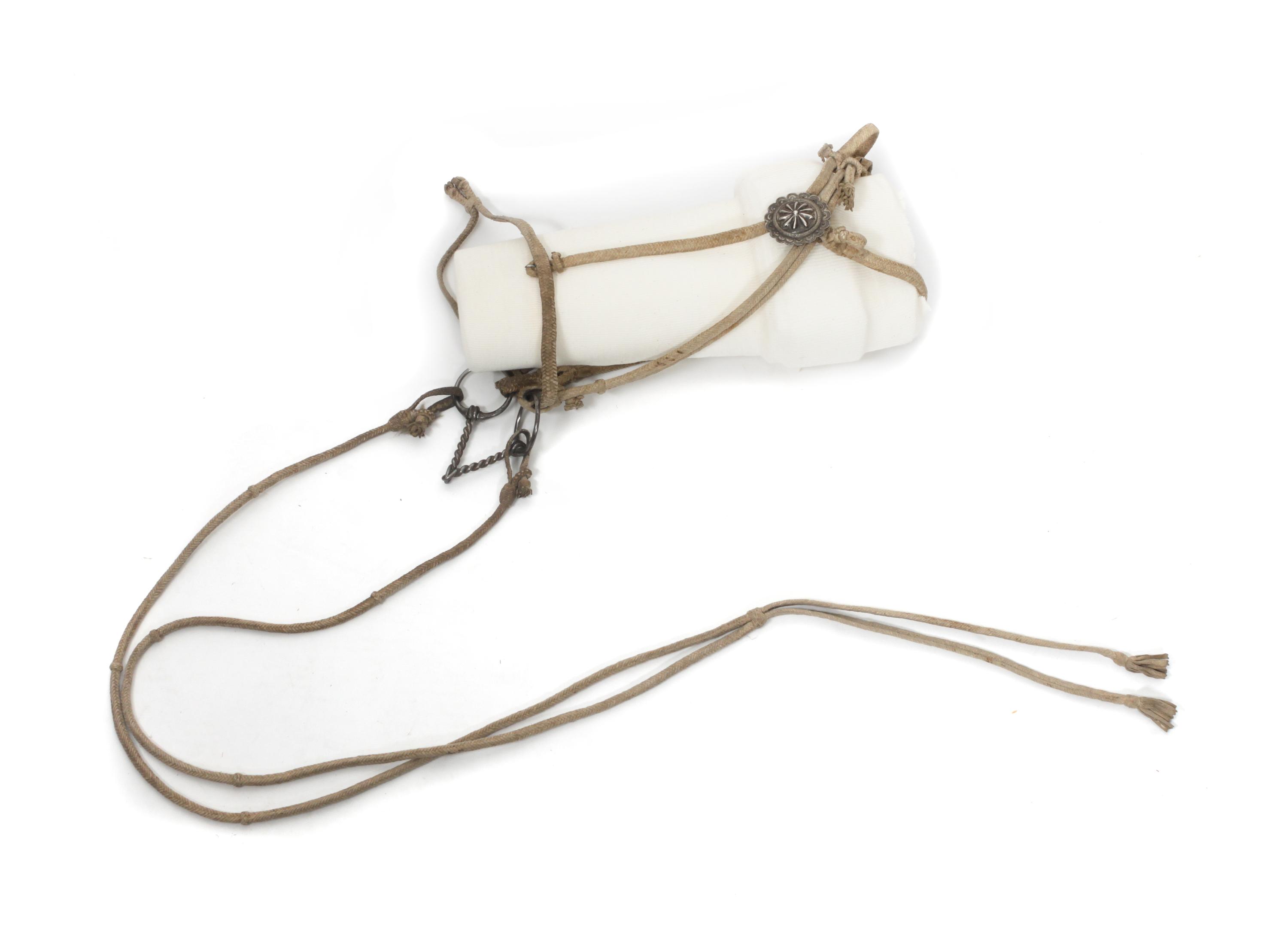 A Navajo Bridle Length approximately 23 inches.