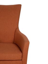 A Pair of Upholstered Club Chairs by John Hutton for Holly Hunt
