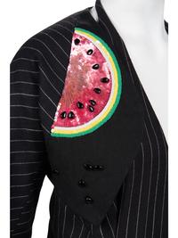 Geoffrey Beene Jumpsuit with Embroidered Jacket, Spring 1995