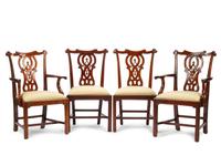 A Set of Ten George III Style Dining Chairs