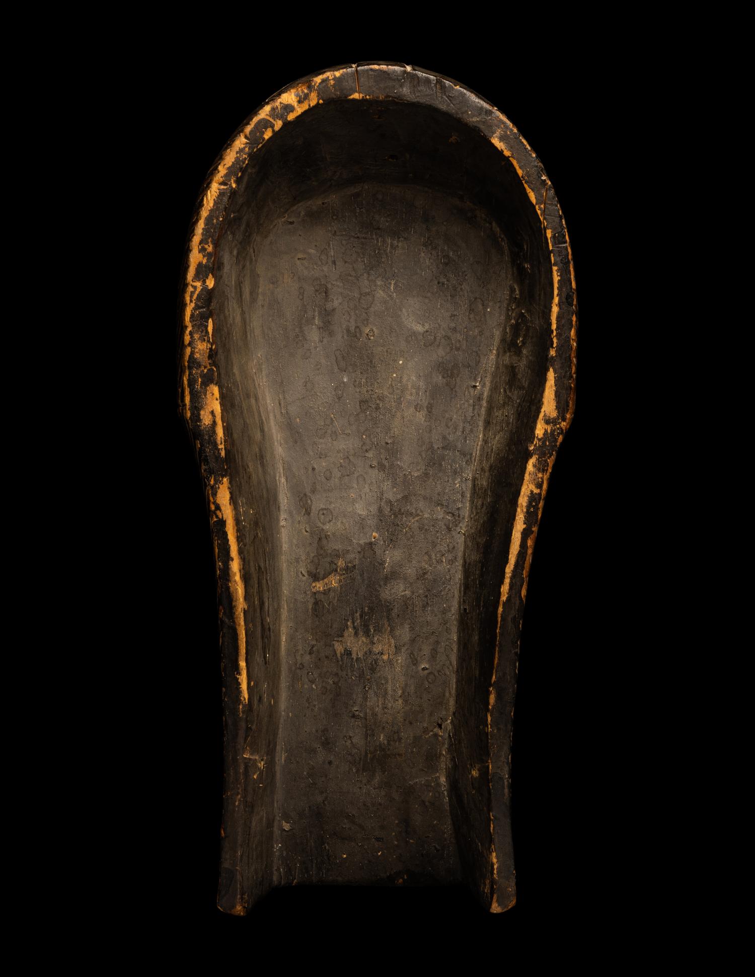 A Songye Wood Female Mask (Kifwebe)