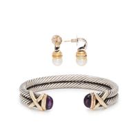 DAVID YURMAN, COLLECTION OF STERLING SILVER AND YELLOW GOLD JEWELRY