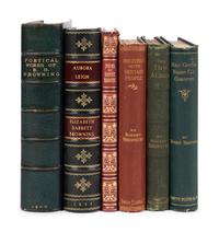 BROWNING, Elizabeth Barrett (1806-1861) and Robert BROWNING (1812-1889). A group of 6 works, comprising: