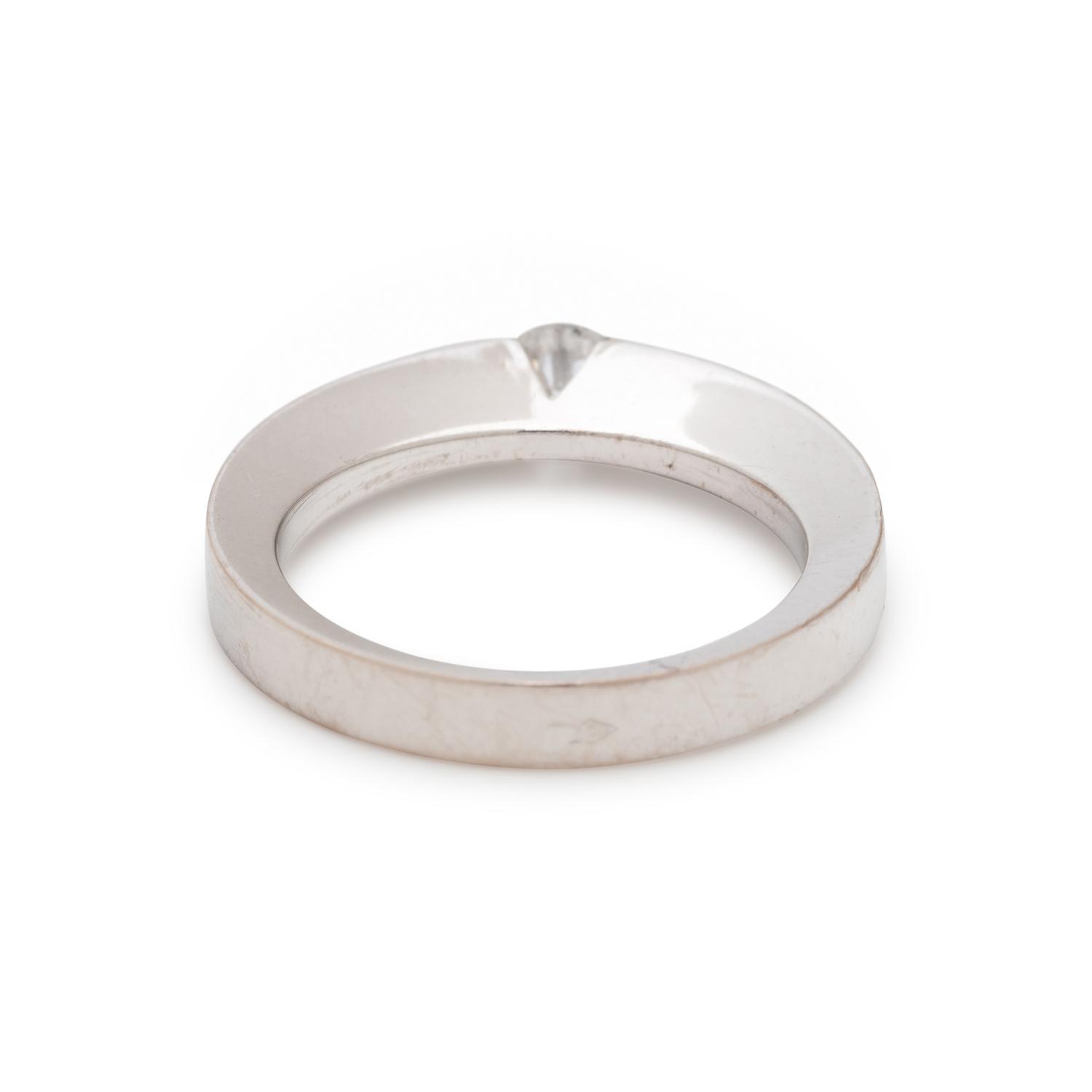 CARTIER, WHITE GOLD AND DIAMOND RING