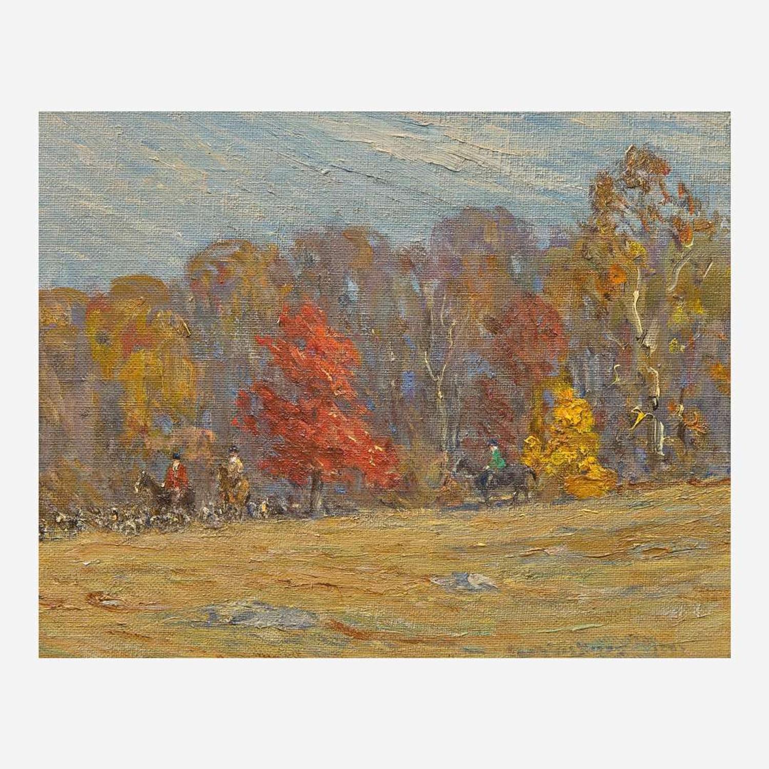 Charles Morris Young (American, 1869-1964) The Fox Hunt