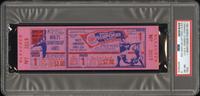 A 1964 St. Louis Cardinals vs. New York Yankees World Series Game 1 Full Ticket (PSA 8 NM-MT) - Whitey Ford's Last World Series Game (Number 22)