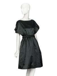 Galanos, Deep Green Cocktail Dress
