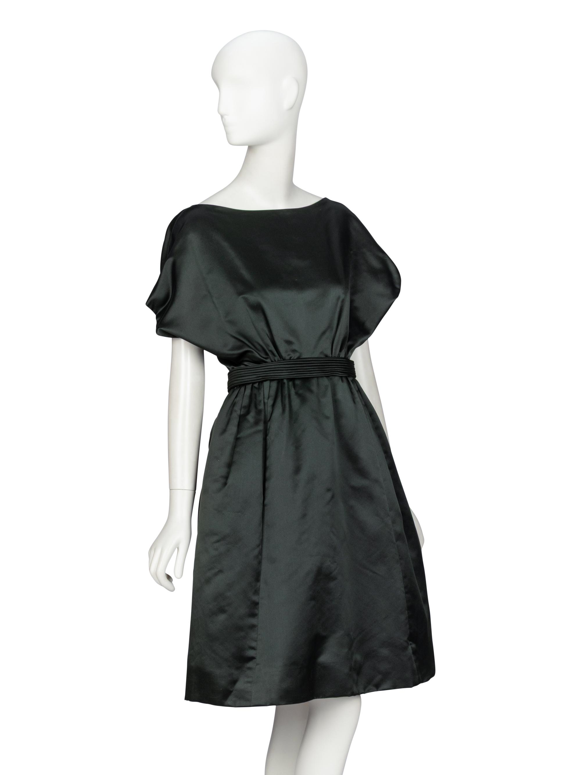 Galanos, Deep Green Cocktail Dress