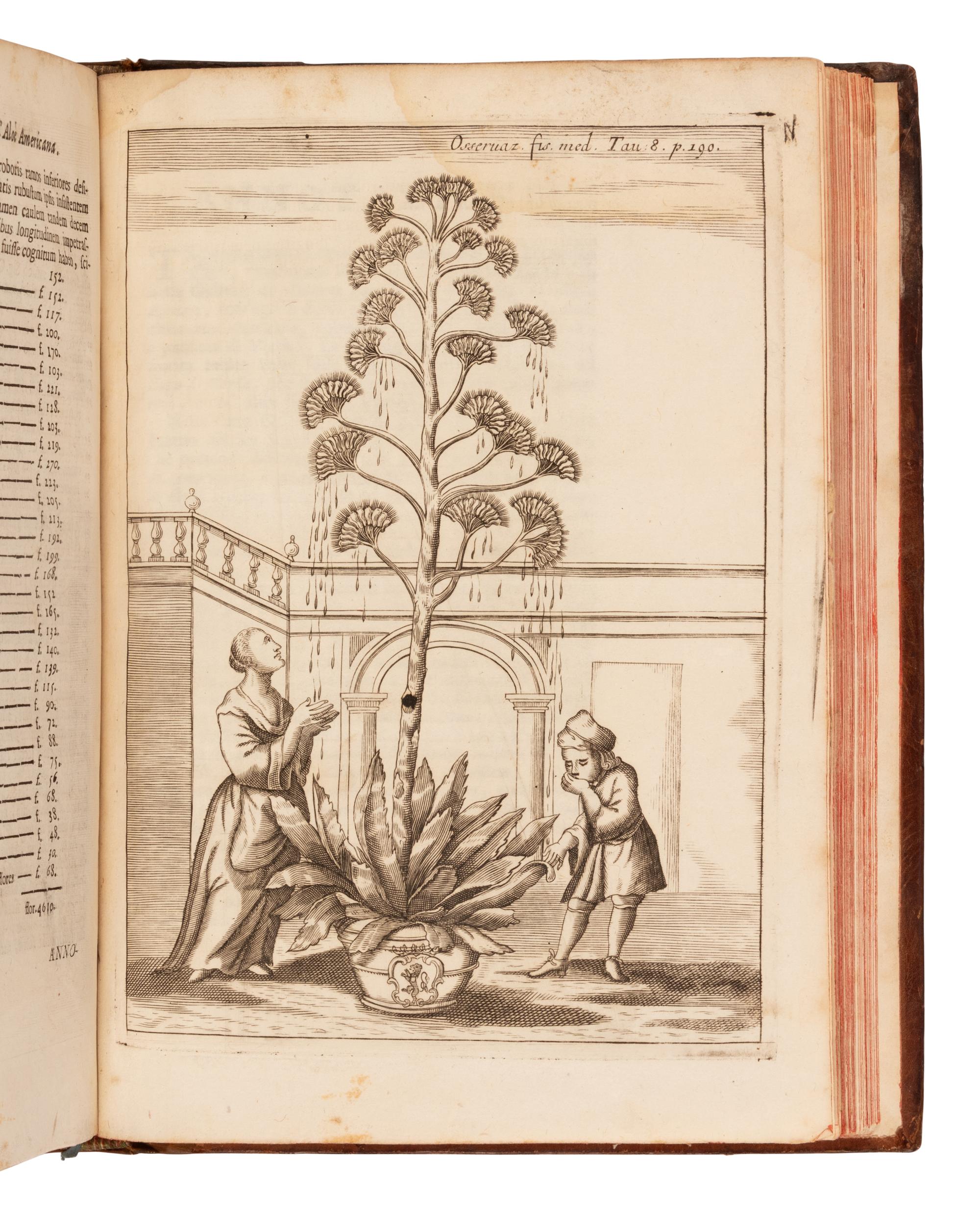[NATURAL HISTORY]. VALLISNERI, Antonio (1661-1730). Opere diverse . Venice: Giovanni Gabriello Ertz, 1715.