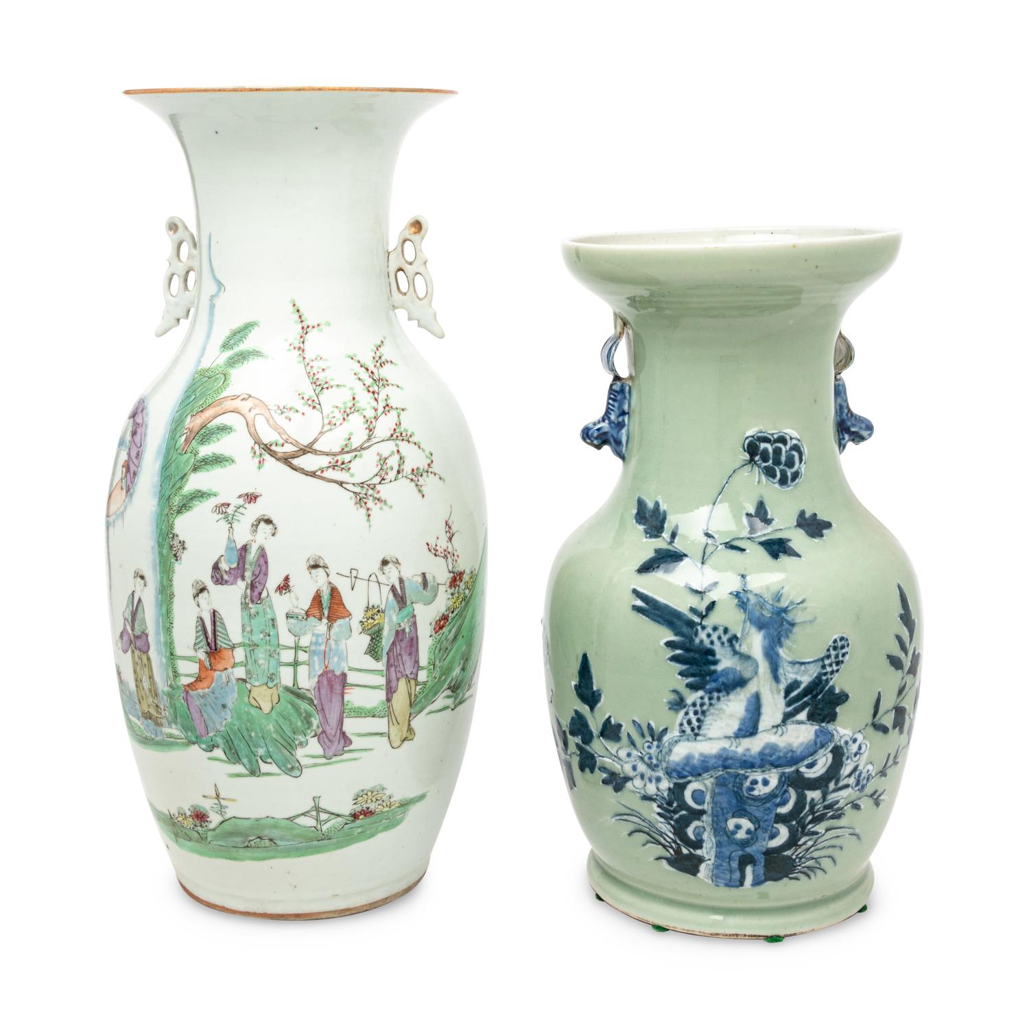 Two Chinese Porcelain Vases