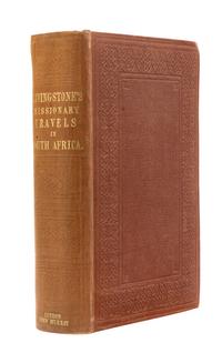 LIVINGSTONE, David (1813-1873). Missionary Travels and Researches in South Africa. London: John Murray, 1857.