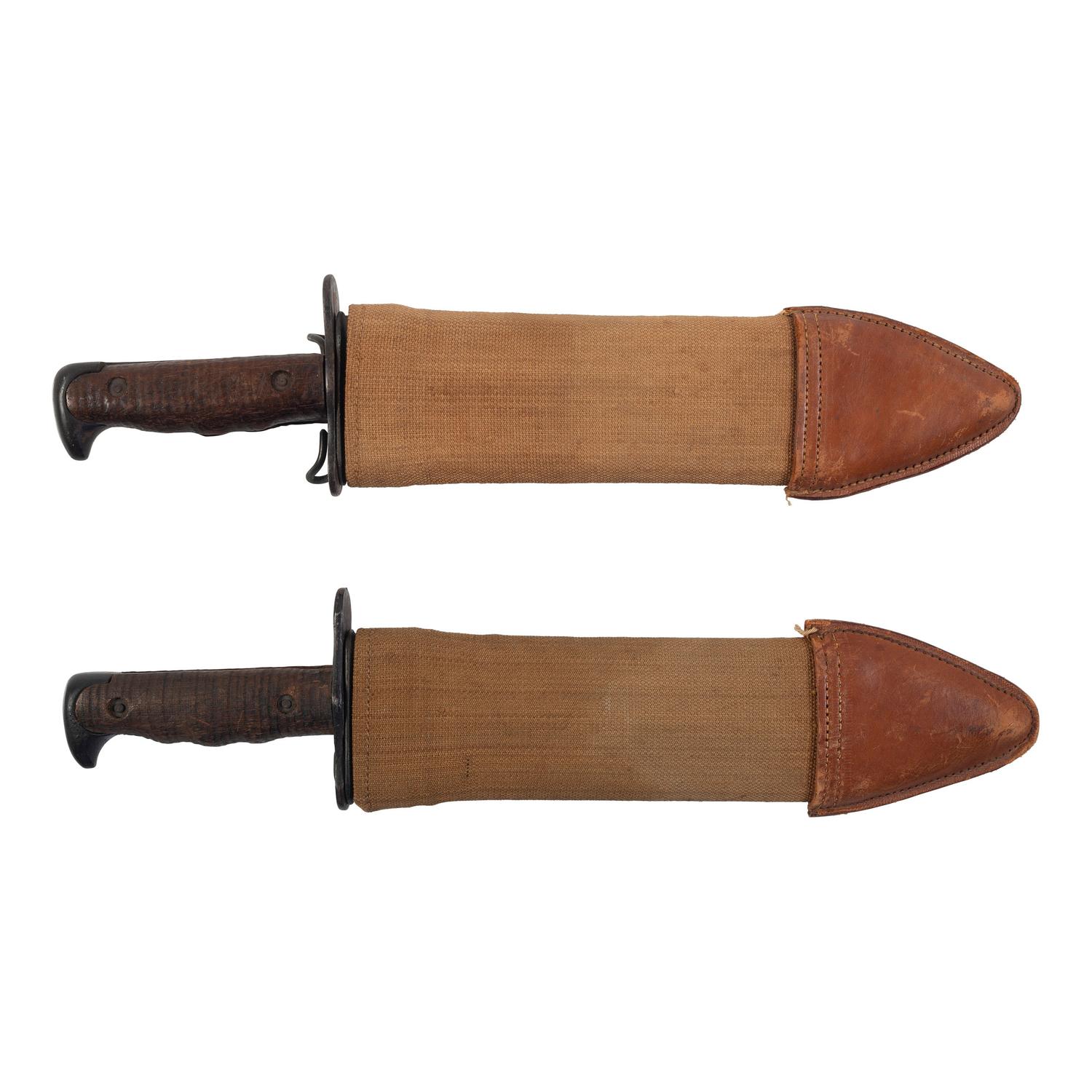 Lot of 2 US M1917 Bolo Knives