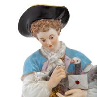 A Group of Three Meissen Porcelain Allegorical Figures
