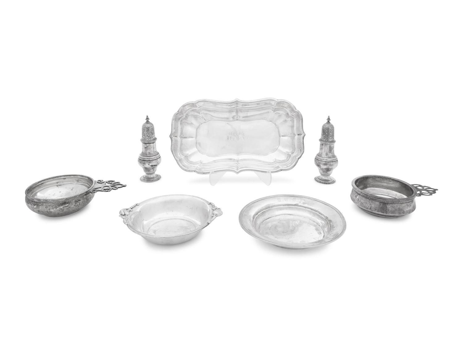 A Group of Seven American Silver Articles